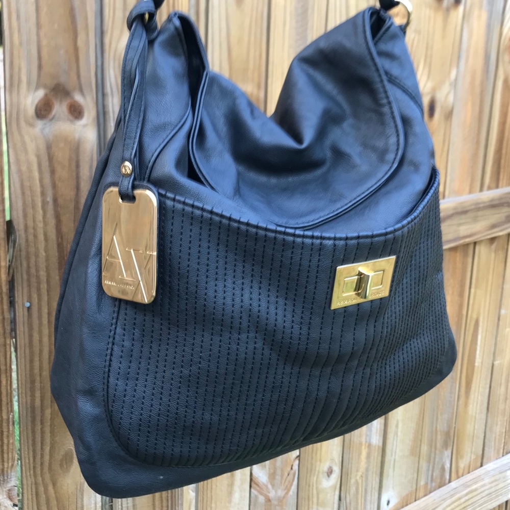 Armani Exchange Hobo w/ Logo Hardware